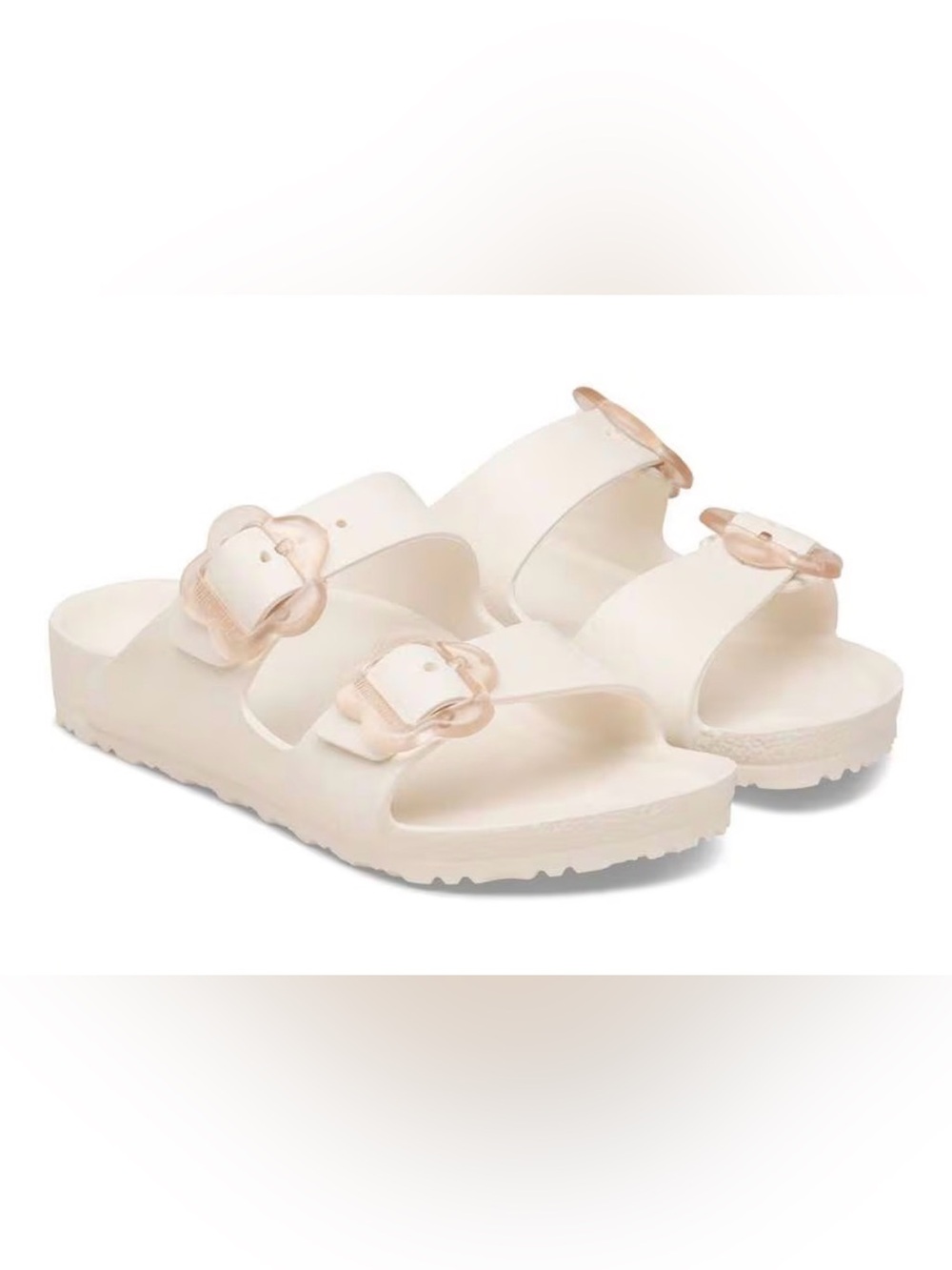 Birkenstock Arizona Flowers Kids EVA Eggshell size 13-13.5